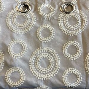 Target curtains 54x 80 with Embroidered Design